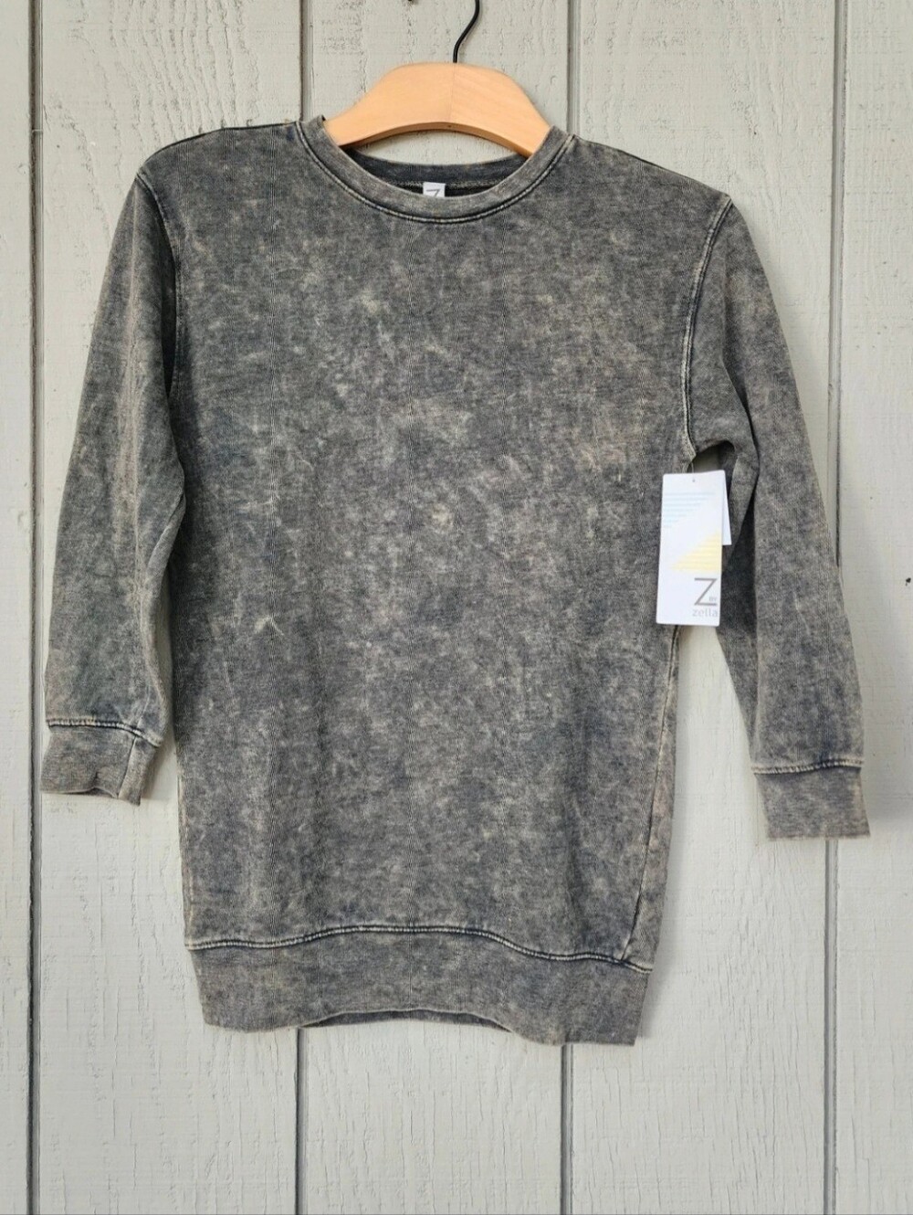 NWT Z By Zella Girls Mineral Wash Tunic Sz Small 7/8